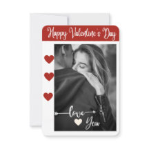 Hou van je Valentijnsdag fotokaart