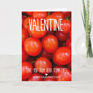 Hou van je van kop tot tomaat Valentijnsdag Feestdagen Kaart