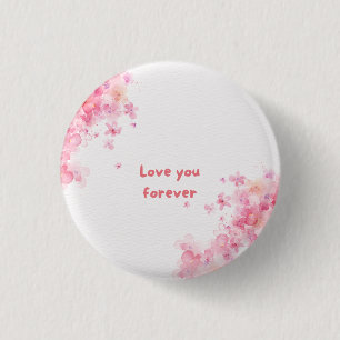 Hou van je voorliefde ronde button 3,2 cm