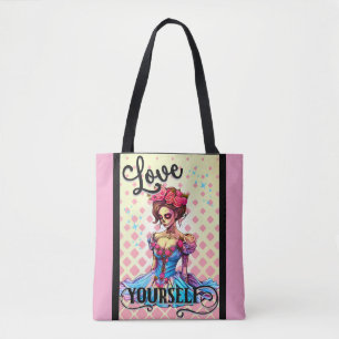 Hou van jezelf Sugar Skull Draagtas