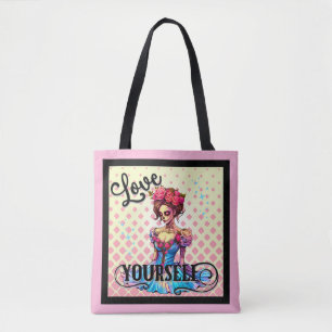 Hou van jezelf Sugar Skull Draagtas