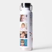 Hou van jezelf vandaag 8 foto floraal waterfles (Voorkant)