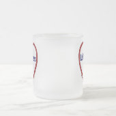 Hou van linkshandigen matglas koffiemok (Center)