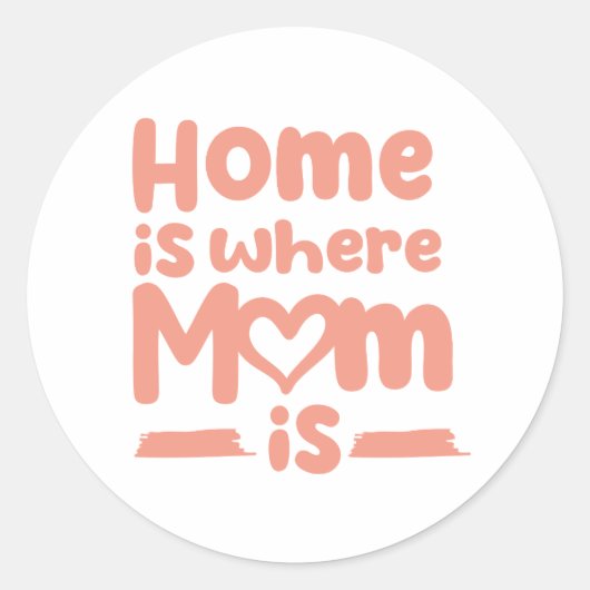 Hou van mama Sticker (Voorkant)