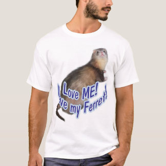 Hou van me! Ik hou van mijn Ferret! T-shirt
