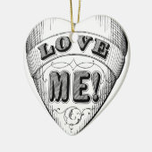 Hou van me keramisch ornament (Links)