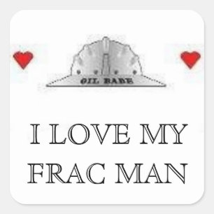 HOU VAN MIJN FRAC MAN VIERKANTE STICKER