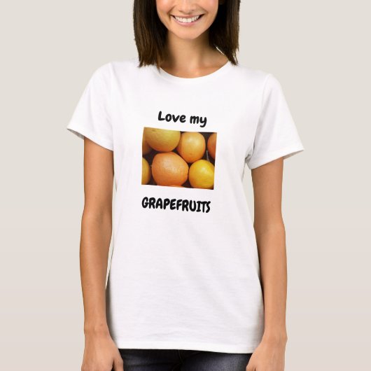 Hou van mijn Grapefruits T-shirt (Voorkant)