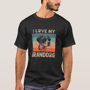 Hou Van Mijn Groot hond Catahoula Oma Opa Hond Eig T-shirt