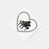 Hou van mijn piano servetten (Hoek)