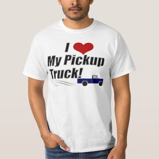 Hou van mijn pick-up truck, grappige Scott Brown p T-shirt (Voorkant)