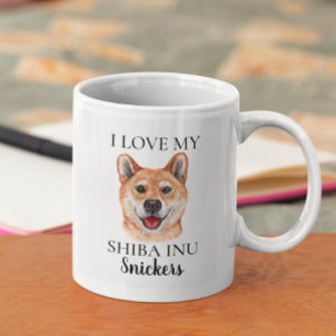 Hou van mijn Shiba Inu-hond-monogram Koffiemok