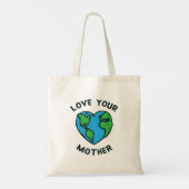 Hou Van Moeder Aarde Hart Tote Bag (Achterkant)