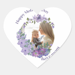 Hou van onze moeder hart sticker