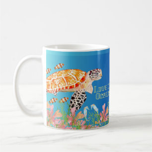 Hou van onze oceanen koffiemok
