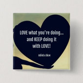 HOU VAN wat je doet Button - Adiela Akoo (Voorkant)