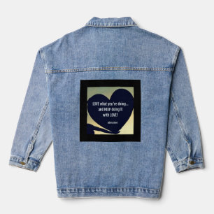 HOU VAN wat je doet denim jas - Adiela Akoo Jacket