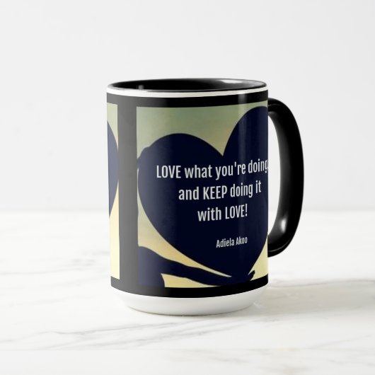 Hou van wat je doet Mok - Adiela Akoo (Voorkant rechts)
