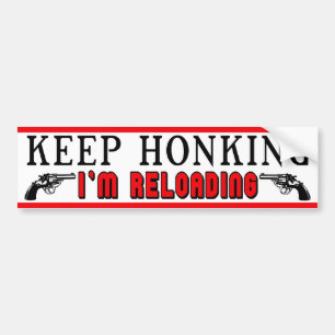 Hou vol bumpersticker