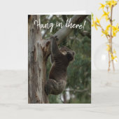 Hou vol. Koala Australia Kaart (Gele Bloem)