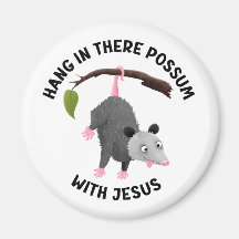 Hou vol met Jezus knuffel opossum christelijk