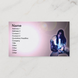 Hou vol met rockin. visitekaartje