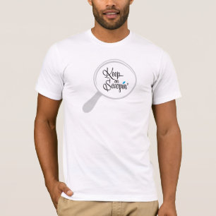 Hou vol met Scoopin' White T-shirt