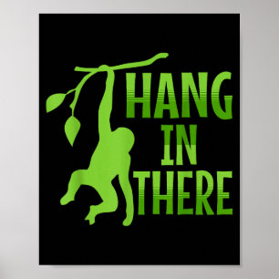 Hou Vol Monkey Pun Motiverend _1 Poster