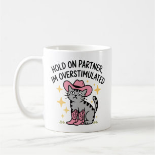 Hou vol partner, ik ben een overgestimuleerde cowb koffiemok