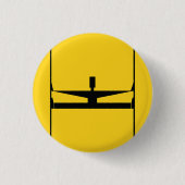 Hou vol ! ronde button 3,2 cm (Voorkant)