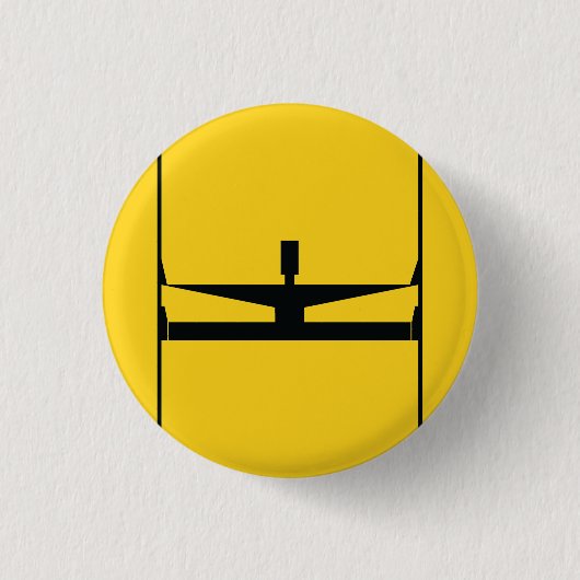 Hou vol ! ronde button 3,2 cm (Voorkant)