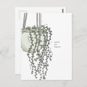 Hou Vol Succulente Postkaart (Voorkant / Achterkant)