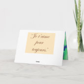 Hou voor altijd van je in het Frans Taal lichtroze Kaart (Achterkant)