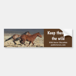 Hou ze in de natuur bumpersticker