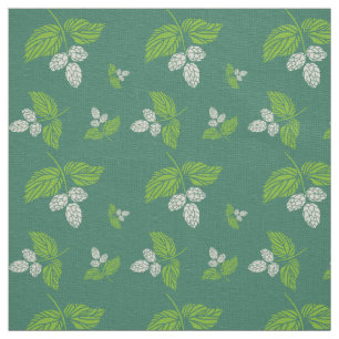 Houblon, conception botanique de tissu