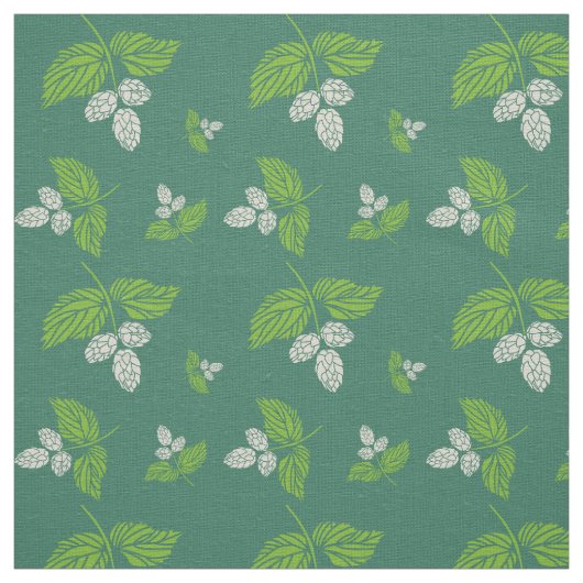 Houblon, conception botanique de tissu (Échantillon)