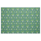 Houblon, conception botanique de tissu (Fat Quarter)