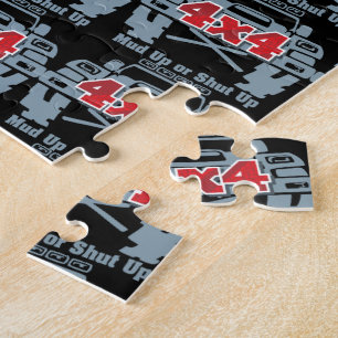 Houd 4x4 uit de weg gedempt of sluit legpuzzel