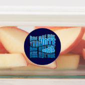 HOUD AAN DE WEG - STEL ROE ROE UW STEMMING LABELS (Aangebracht)