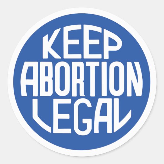 Houd Abortion Legal Pro-Choice Sticker (Voorkant)