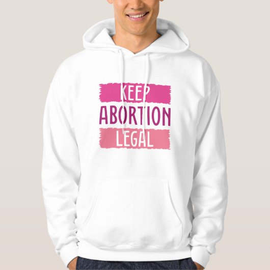 Houd abortus legaal hoodie (Voorkant)