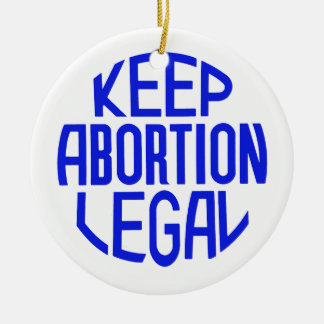 Houd abortus legaal keramisch ornament