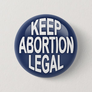 Houd abortus legaal ronde button 5,7 cm