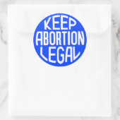 Houd abortus legaal ronde sticker (Tas)