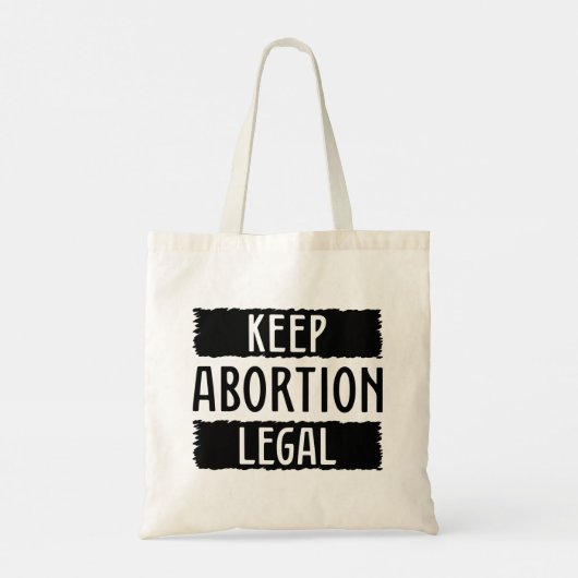 Houd abortus legaal tote bag (Achterkant)