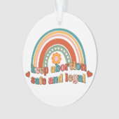 Houd abortus veilig en legaal ornament (voorkant)