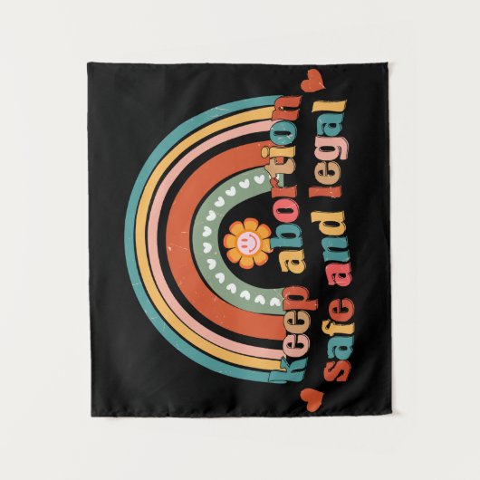 Houd abortus veilig en legaal wandkleed (Voorkant)