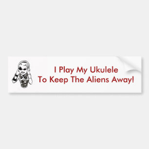 Houd Aliens weg Bumpersticker