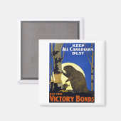 Houd alle Canadezen bezig Magneet (Voorkant / Achterkant)