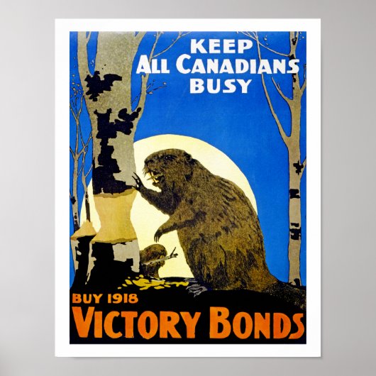 Houd alle Canadezen bezig Poster (Voorkant)